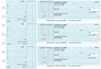 Swirls Standard Itemized Invoice Business Checks | BU3-CDS24-SII