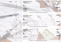 Architect Standard Disbursement Designer Business Checks | BU3-CDS27-SDS