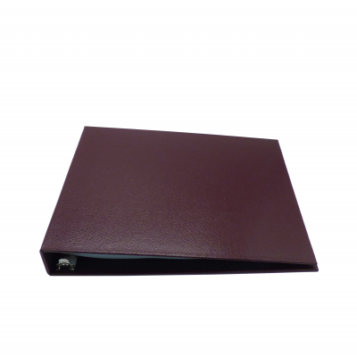 Personalized First Name or Monogram Leather Top Stub Checkbook Cover,  Saddle Brown